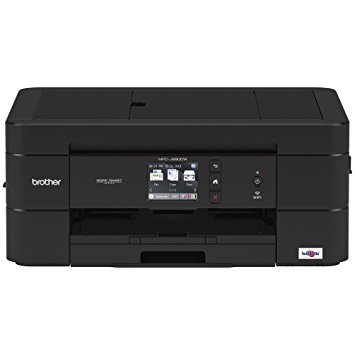 Brother Wireless All-in-One Inkjet Printer, MFC-J690DW, Multi-function Color Printer, Duplex Printing, Mobile Printing