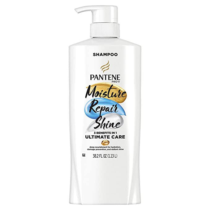 PANTENE Pro-V Ultimate Care Moisture   Repair   Shine Shampoo for Damaged Hair and Split Ends (38.2 fl. oz.)