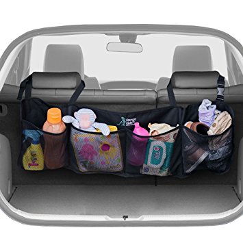 Premium Quality Auto Trunk Organizer. Durable Cargo Design with Adjustable Straps to Give You More Space in Your Car and Keep it Clean and Organized.