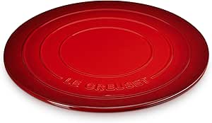 Le Creuset Stoneware Round Pizza Stone, 15 in., Cerise