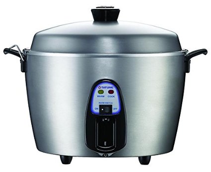 Tatung TAC-11KN(UL) 11 Cup Multi-Functional Stainless Steel Rice Cooker, Silver Gray