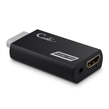 CiNgK Wii to HDMI 720P / 1080P HD Output Upscaling Converter - Supports All Wii Display Modes, HDMI Upscale