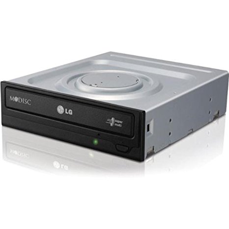 LG Electronics 24X SATA Super-Multi DVD Internal Rewriter with M-Disc Support (Black) GH24NS95B