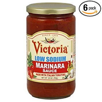 Victoria, Sauce Ls Marinara, 25 OZ (Pack of 6)