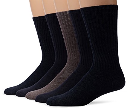 Dockers 5 Pack Cushion Comfort Sport Crew Socks