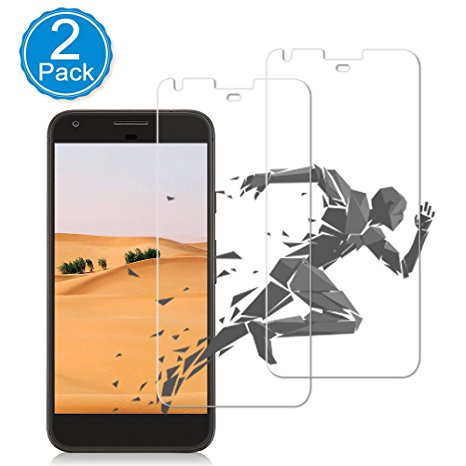 [2-Pack] Google Pixel XL Screen Protector,Live2Pedal Ultra Clear 9H Anti-Scratch Tempered Glass,2.5D Rounded Edges Bubble Free Install Glass Film with Lifetime Replacement Warranty