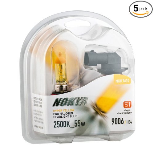 Nokya Hyper Yellow 9006 / HB4 Car Headlight Bulb (S1) NOK7610 .