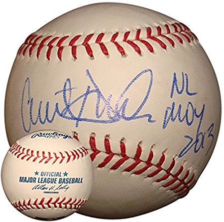 Clint Hurdle 2013 NL MOY Autographed Official Major League Baseball
