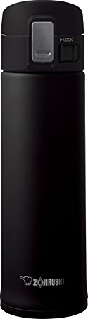 Zojirushi Stainless Steel Travel Mug, 480 ml - Black