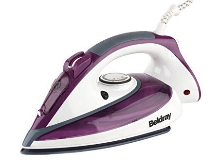 Beldray BEL0445 Glide Steam Iron, 2200 W - Purple/White