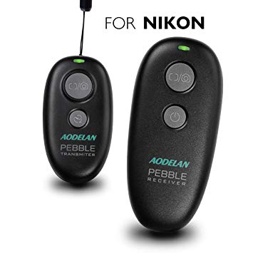 AODELAN Wireless Shutter Release Remote Control for Nikon D750, D5300, D5600, D7200, D7500, Z6, Z7, D800, D850, Coolpix P1000