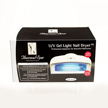 Thermal Spa UV Auto Gel Lamp Nail Dryer, 45 Watt