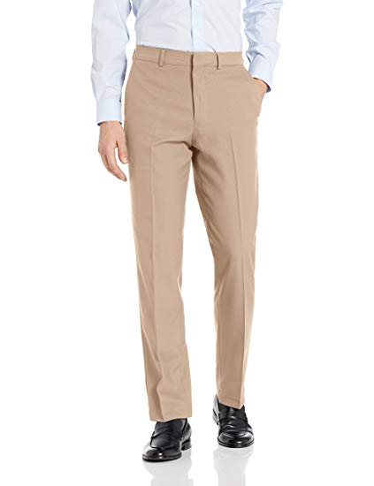 Dockers Men's Microfiber Mini Herringbone Dress Pant