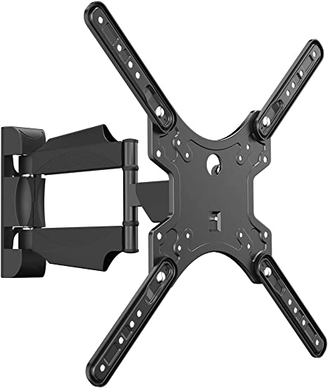 Suptek Adjustable TV Wall Mount Swivel and Tilt TV Arm Bracket for Most 32-55 inch LED, LCD Monitor and Plasma TVs up to 70lbs VESA up to 400x400mm (MAFD-L400)