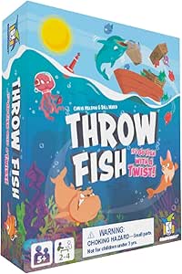 Gamewright - Throw Fish - It's Go Fish with a Twist! Age 5 , 2-4 Players