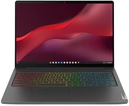 Lenovo IdeaPad 5 Gaming Chromebook Intel 6-Core i3 up to 4.4Ghz 8GB Ram 128GB SSD Web Cam WiFi 16in 2.5K LCD RBG Keyboard Chrome OS (IDP3 – Renewed)