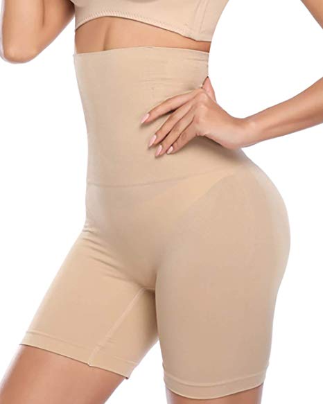 Women Body Shaper Tummy Control Shapewear High Waist Mid-Thigh Slimmer Shorts Underwear Butt Lifter Bodysuit Panties