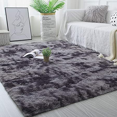 Leesentec Area Rug with Super Soft Fluffy Multi-Functional Anti-Skid Shaggy Carpet Large Cozy Rectangle Indoor Mat Modern Home Decor Mats for Bedroom Living Room Hallway Nursery