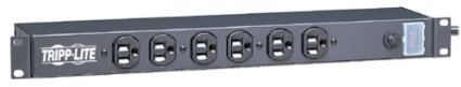 Tripp Lite 14 Outlet Network-Grade Rackmount PDU, 15A Surge Protected Power Strip, 15ft Cord with 5-15P (DRS-1215)