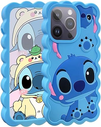 FINDWORLD Compatible with iPhone 14 Pro Max Case, Cute 3D Cartoon Unique Cool Soft Silicone Animal Character Protector Boys Kids Girls Gifts Cover Housing Skin for iPhone 14 Pro Max