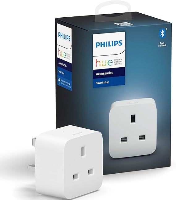 Philips Hue Smart Plug for Smart Home Automation. Works with Alexa, Google Assistant and Apple Homekit