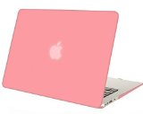 Mosiso - Pink AIR 13-inch Soft-Touch Plastic See Through Hard Shell Snap On Case Cover for Apple MacBook Air 133 Models A1369 and A1466 PINK