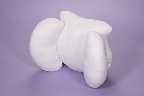 Cosmed Back Sleeping Pillow After Surgery Recovery Neck Pillow for Back Sleepers (White)