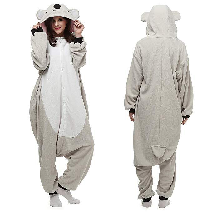 Unisex Adult Animal Onesie Pajamas Cosplay Costume for Xmas Party