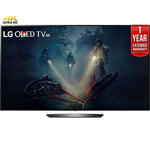 LG OLED55B7A B7A Series 55" OLED 4K HDR Smart TV (2017 Model)   1 Year Extended Warranty (Certified Refurbished)