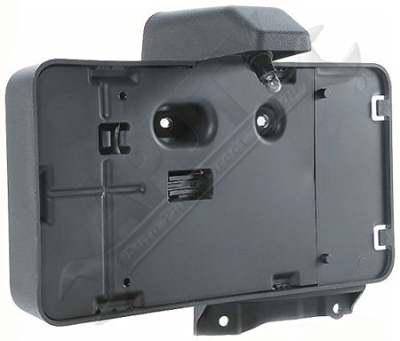 APDTY 68064720AA License Plate Bracket/Holder With Light/Lamp For 2007-2012 Jeep Wrangler Rear (Factory Mounted Under Rear Driver Tail-Light)