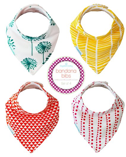 Kaydee Baby Dribble Drool Bandana Bibs for Boys and For Girls - Variety of Options Available