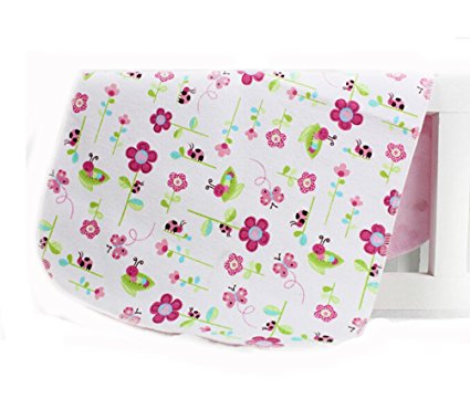 Fairy Baby Baby Changing Diaper Pad Portable Travel Home Waterproof Urine Mat Packing of 1(Color Flowers,Size:50CM*70CM)