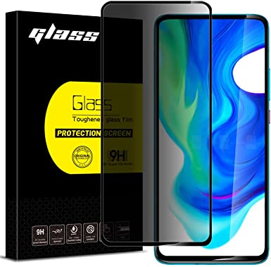 Anbzsign [2 Pack]Xiaomi Poco F2 Pro 6.67" (2020) Privacy Screen Protector, [Full Coverage] [Case Friendly] [Super Clear] Anti-Spy 9H Hardness Tempered Glass
