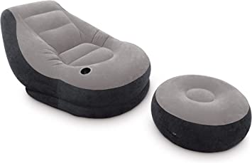 Intex - 68564NP - Set Fauteuil   Pouf Floqué Ultra Lounge