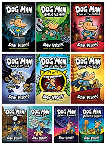 NEW! Dog Man Books Collection (10 Books): Dog Man #1 - Dog Man #10