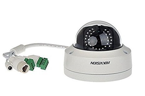 Hikvison DS-2CD3132F-IW 1/3" CMOS 3MP 2.8mm Lens POE Network CCTV Dome IP Camera H.264 IR Range HD Waterproof Home&Outdoor Security Surveillance Camera Support SD card WIFI