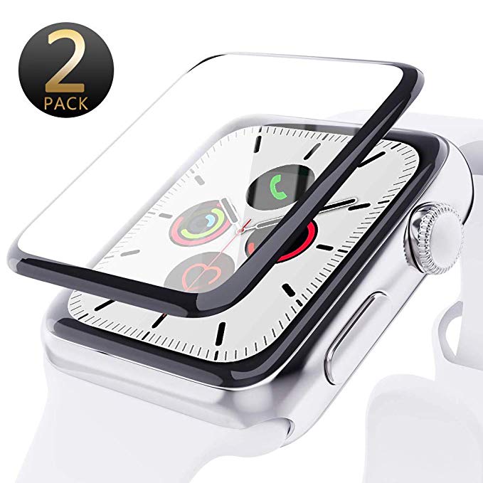 [2 Pack] for Apple Watch 42mm Series 3/2/1 Screen Protector,[Max Coverage][Case Friendly] Tempered glass Screen Protector for iWatch 42mm
