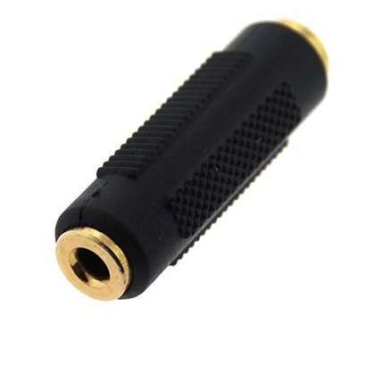 TOOGOO Gold Plated 3.5 mm Stereo Coupler Female to Female Jack