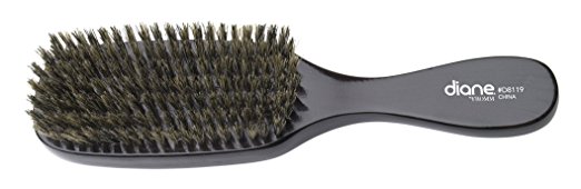 Diane Men's Natural Boar Bristle Wave Brush, 9 Inches