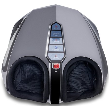 Miko Shiatsu Foot Massager Kneading/Rolling With Switchable Heat And Pressure Settings - Includes 2 Remotes (New Version)