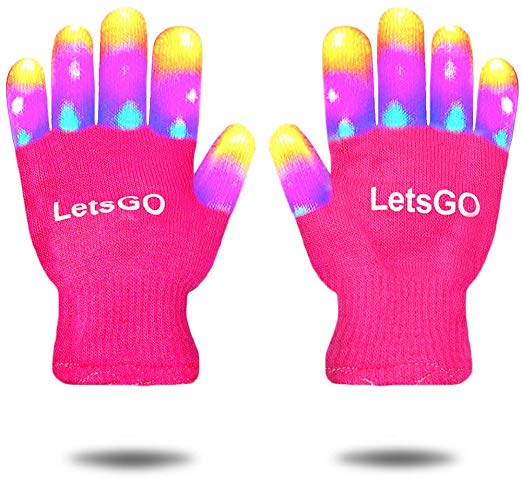 Dreamingbox Flashing LED Gloves for Kids - Best Gifts