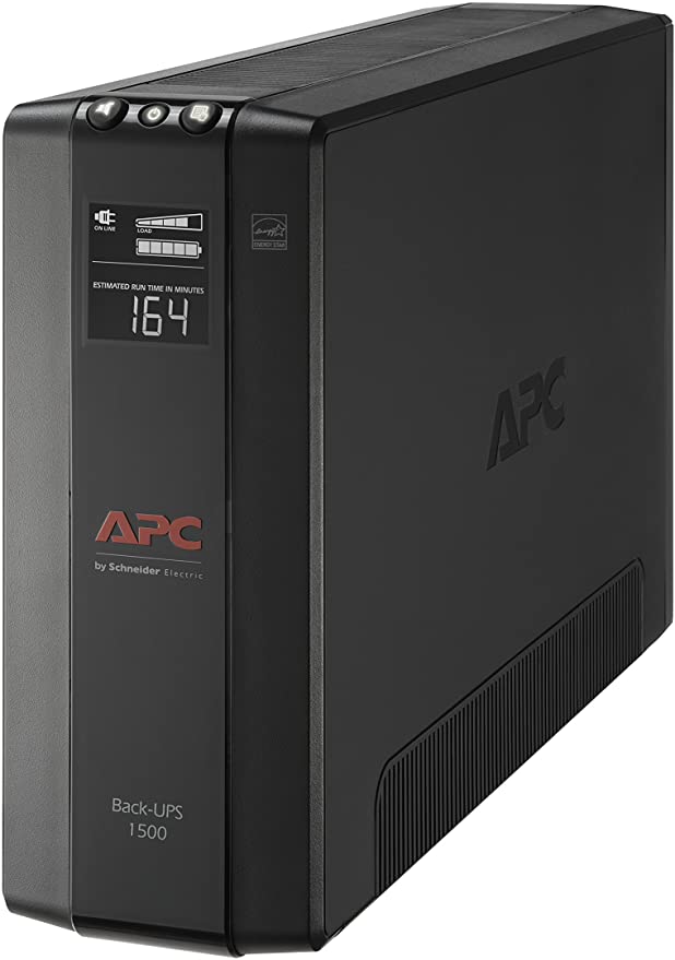 APC 1500VA Compact UPS Battery Backup & Surge Protector, Back-UPS Pro (BX1500M)