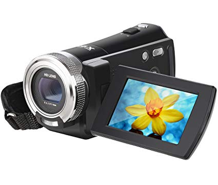 Digital Camcorder, Besteker 720P HD Video Camcorder 16X Zoom 16MP Video Camera with 2.7 inches TFT LCD Screen Support 270 Degree Rotation