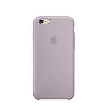 Optimal shield Soft Leather Apple Silicone Case Cover for Apple iPhone 6 /6s (4.7inch) Boxed- Retail Packaging (Lavender)
