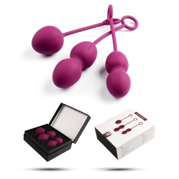 SVAKOM Nova Kegel BallsGeisha Balls -Exercise Balls for Bladder Control Strengthen PC Muscles Vaginal Tight Exercise Balls Violet