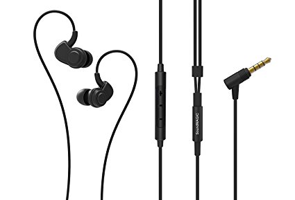 SoundMagic PL30 C In-Ear Headphones with Mic (Black)