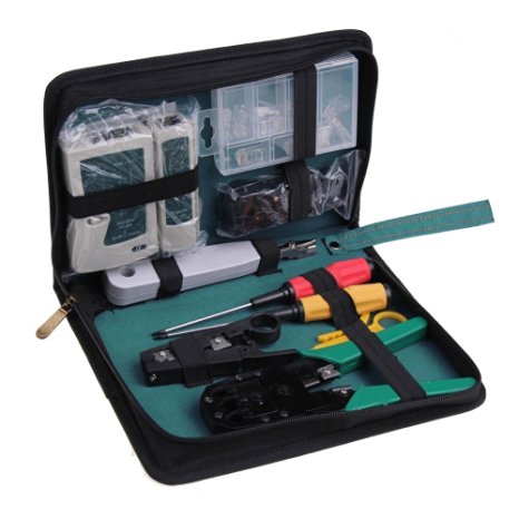 Vktech 11 in 1 Professional Network Computer Maintenance Repair Tool Kit Toolbox