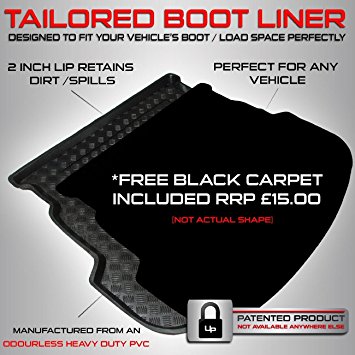 Boot Liner Mat Tray with  Velour Insert
