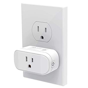 KMC Smart Plug Mini Outlet with Energy Monitoring,Timing Switch,Compatible with Alexa/Google Home/IFTTT