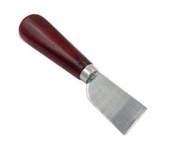 CrazyEve Leathercraft Good Quality Stainless Steel Leather Cutting Knife Craft Tool With Wooden Handle